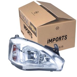 Farol Lado Direito Sem Seta Lisa  Corsa Novo /montana Imports ZN1414343