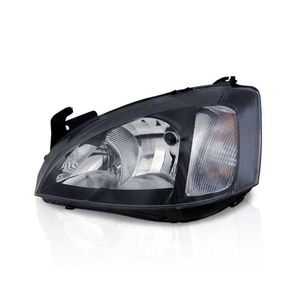 Farol Lado Esquerdo Mascara Negra Sem Regulagem Elétrica Lente Raiada Corsa Novo /montana Original Chevrolet 93317177