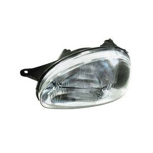 Farol Cromado Lado Esquerdo Sem Lampadas Lente De Vidro Ft Corsa Classic /corsa Pickup Imports FT047