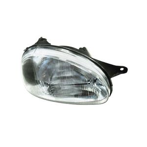 Farol Cromado Lado Direito Lente De Vidro Corsa Classic /corsa Pickup Imports FT046
