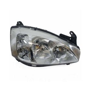 Farol Cromado Lado Direito Com Regulagem Elétrica Lente Lisa Corsa Novo /montana Original Chevrolet 94712905