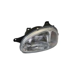 Farol Lado Esquerdo Lente De Vidro Carcaça Preta Corsa Classic Original Chevrolet 90444786