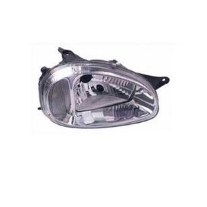 Farol Lado Direito Carcaca Preta Lente Lisa Pick-up Corsa Pickup Original Chevrolet 93354056