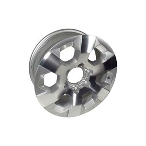 Roda De Liga Leve Aro 17 5 Furos Furação 4x100 Pintada Prata 6 Raios - 52063561 S10