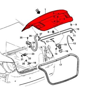 Tampa Traseira  Blazer Original Chevrolet 94702818