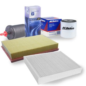 Kit Filtros Ar Combustível AC Flex  Meriva 2003 a 2012