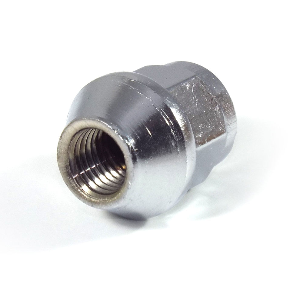 Jogo 20 Porca Roda Cromado Chave 19 KIT1771