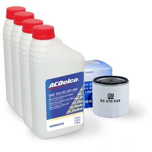 Troca de Óleo Filtro 5W30 SM Semissintético 4 Litros  Corsa Classic 2006 a 2014