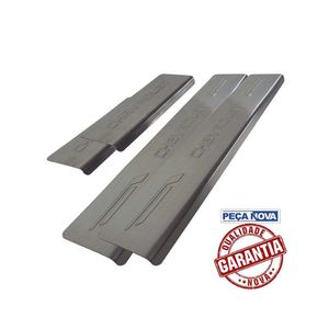 Soleiras Portas 4 Pçs em Aço InoX Escovado -  Tracker 2014 diante
