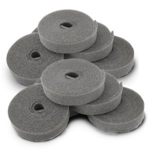 10 Rolo Fita Espuma Chicote Sem Cola Anti-ruido