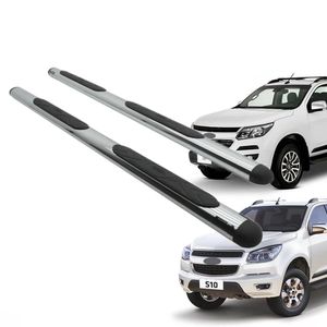 Estribo Lateral Tubular Oval  S10 2012 em diante
