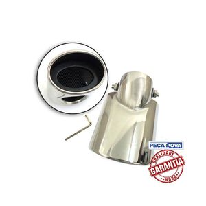 Ponteira De Escapamento Em Aço Inox Alta Qualidade Fácil Instalação Onix 2013 A 2019 WinnPARTS 132378