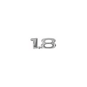 Emblema 1.8 Adesivo Cromado - Jh075438 Corsa Novo /vectra /astra /zafira /meriva