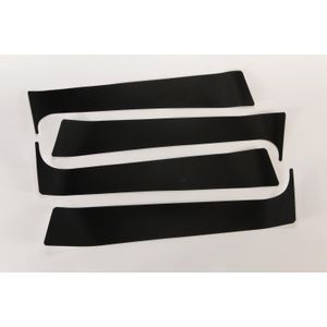 Jogo De Faixas Adesivas Coluna Blackout Preto [4 Portas]  Prisma /celta Original Chevrolet 93395466