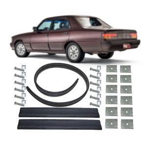 Borrachao Para-choque Com Grampo Opala Jahu JH033841