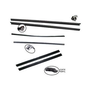 Canaleta Pestana Externa Interna Porta Jogo 6 Peças 2 Portas Corsa Classic Jahu JH071850