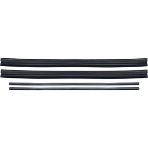 Jogo De Canaletas Com Pestana Externa Porta Dianteira Hatch G2 Sedan Corsa Novo /montana Universal A