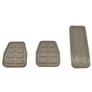 Kit De Capa Pedal Freio Embreagem Acelerador Cinza Gol /voyage /parati /saveiro Universal Automotive