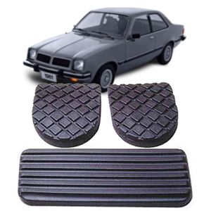 Jogo De Capas Do Pedal Borracha  Chevette /chevy 500 Reviam 300535