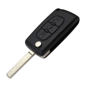 Chave Avulsa Canivete Com 3 Botões Farol Completa 307 Universal Automotive UN16386