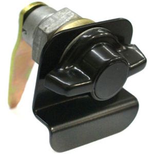 Cilindro Sem Chave Com Puxador Externo Porta Lateral Giro Lado Direito Preta Universal Automotive UN