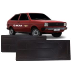 Par Forro Forração De Porta Preto  Gol Quadrado bx /voyage Quadrado /parati Quadrada /saveiro Jahu J