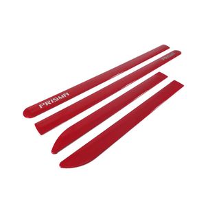 Jogo De Friso Lateral Vermelho Pepper  Prisma Fris-U 4050PRM6
