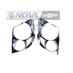 Kit Molduras Cromadas Para Lanternas Traseiras Sonic Hatch WinnPARTS 132388