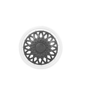 Calota Roda Aro 15 Pressão Super Sport Grafite Branco Jahu JH990946