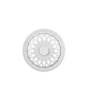 Calota Roda Aro 15 Pressão Super Sport Branco Brilho Jahu JH990557