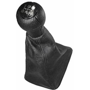 Coifa Com Bola Câmbio B Curta Couro Preta Gol /voyage /parati /saveiro Universal Automotive UN21395