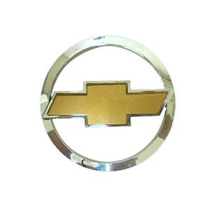 Emblema Dianteiro Da Grade Cromado Aplique Dourado Vectra /kadett /ipanema Marçon JH321412