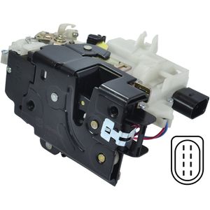 Fechadura Elétrica Da Porta Dianteira Com Trava Central E Controle Para Radio Direção Golf /bora /pa