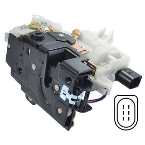 Fechadura Elétrica Da Porta Traseira Com Trava Central E Controle Para Radio Direção Golf /bora /pas