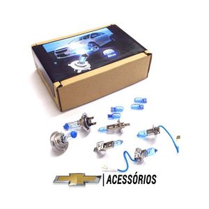Kit Lâmpadas Effect Blue H7 H1 H3 T10 Corsa Novo /agile /meriva /montana Acessórios Chevrolet KPA008