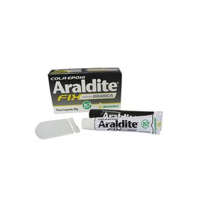 Araldite Branco Conjunto Com 2 Bisnagas 20g Brascola JH930324