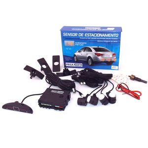Sensor Estacionamento Ré Flat Liso Branco WinnPARTS PI0062