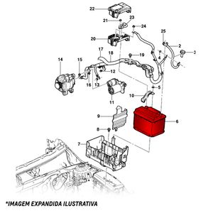 Bateria 50a Polo Direito Gold  Acdelco 52104220