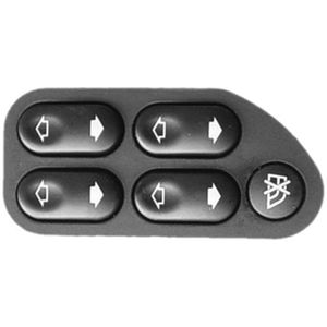 Botão Do Vidro Com Moldura Quádr Bloqueio Porta Dianteira Traseira G1 Amazon G2 Fiesta /ecosport Uni