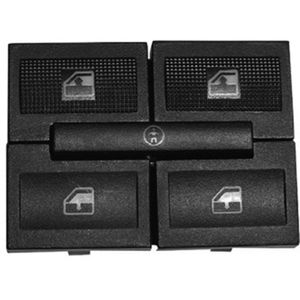 Botão Do Vidro D Com Bloqueio Porta Dianteira G3 Gol /parati /polo Universal Automotive UN90183