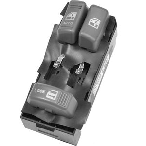 Botão Acionamento Vidro 2/4 Portas Preto Sem S10 /silverado Universal Automotive UN40936
