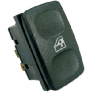 Botão Acionamento Vidro Dianteiro 2/4 Portas Preto Sem Motor Ista Universal Automotive UN90180