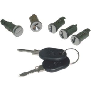 Kit Cilindro Com Chave Ignição Portas Porta-malas Combust Elba /fiorino /prêmio /uno Universal Autom