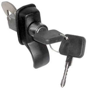 Cilindro Com Chave Botão E Puxador Externo Oni Cap Div Preto Universal Automotive UN60552