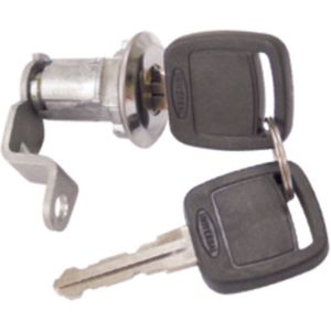 Cilindro Porta Com Chave Cam Dcromado F1000 /avarento /f 4000 13000 100 11000 Universal Automotive U
