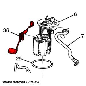Sensor De Nivel Boia Combustivel 1.0 Onix /prisma Original Chevrolet 13510793
