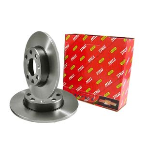 Par Disco De Freio Dianteiro Sólido 236mm Corsa Classic 1994 A 2017 TRW Varga KIT258