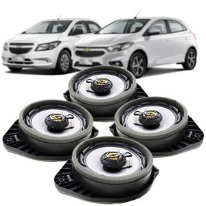 Kit 4 Alto Falantes 6" 45w Rms  Onix 52024929 Acessórios Chevrolet KIT1449