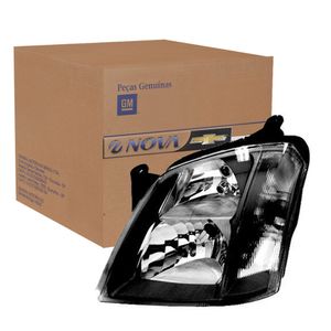 Farol Mascara Negra Lado Esquerdo Meriva Original Chevrolet 93349549