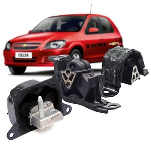 Kit Coxim Direito Esquerdo Traseiro Vhce 1.0  Celta Kit Nova KIT1579